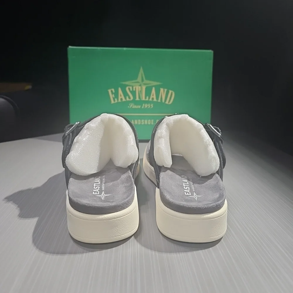 Eastland Commonwealth‎ Women’s Sandals In Black Size 9 NEW In Box